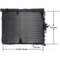 MAHLE AC 133 000S Kondensator Klimaanlage für MERCEDES-BENZ 124 1248300170 12483