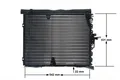 MAHLE ORIGINAL AC 133 000S Kondensator Klimaanlage