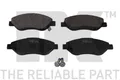 Bremsbelagsatz Scheibenbremse NK 223637 für OPEL CORSA S07 L08 L68 CDTI