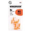 WINGBRUSH Interdentalbürste Refill Set, M/L ISO 3 Orange konisch
