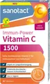 sanotact® Vitamin C 1500 – hochdosiert & vegan – 30 Tabletten Depot – Vitamin C hochdosiert für Immunsystem, Zellschutz & Energie