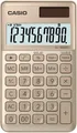 CASIO SL-1000SC-GD stylischer Taschenrechner Solar-/Batterie 10-stellig, GOLD