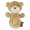 Mini-Rassel Teddy – Mini-Greifling zum Rasseln, Fühlen, Spielen - kuschelweiches Stoff-Tier – ein treuer Begleiter für Babys und Kleinkinder ab 0+ Monaten