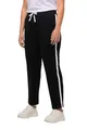 Ulla Popken Damen Jogginghose Hose, Schwarz, D/EU 50-52