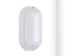 Oktaplex lighting LED Deckenleuchte Base Ovalleuchte IP65, 9W 800lm, LED fest verbaut, Neutralweiß, LED Ovalleuchte weiß Kellerleuchte Kellerlampe