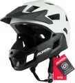 ALPINA Rupi Fullface Helm Kinder Mountainbike Kinnbügel Visible 50-55cm Helm