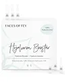 Hyaluron Booster FACES OF FEY - Derma roller Ampullen – 1,25% Hyaluronsäure - 4Fach Hyaluron-Booster– 30 Premium Glasampullen