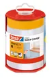 tesa Abdeckfolie EASY COVER Perfect+ Malerband und Abdeckpapier, (Kombi-Set, 2-St., Malerband + Abdeckfolie), Kreppband & Malerplane - für saubere Malerarbeiten im Innenbereich