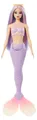Barbie Meerjungfrau mit fliederfarbenem Haar und Schwanzflosse in violett (lavendel)