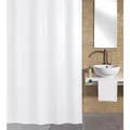 KLEINE WOLKE Duschvorhang "Kito", BxH: 240 x 180 cm, Uni, weiß - weiss