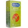 Durex Arouser gestreifte Kondome, 12 Stück.