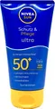 1x NIVEA SUN Schutz & Pflege Ultra Sonnencreme / Sonnenlotion 50+ LSF, 1x 150ml