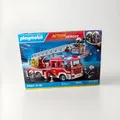 PLAYMOBIL City Action 9463 Feuerwehr Leiterfahrzeug mit Licht und Sound 5+