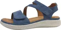 Romika  Damenschuhe Sandalette Blau Freizeit, Schuhgröße:37 EU