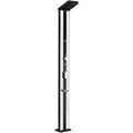 GRE Solardusche, Aluminium, mit 38 l-Tank - grau