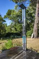 Gre Solardusche Kalt- und Warmwasserdusche Brause Fußwaschhahn 38L Aluminium