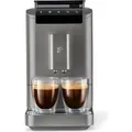 Tchibo Kaffeevollautomat Esperto2 Caffè mit 2-Tassen-Funktion für Caffè Crema und Espresso, Titanum Silver - Silber