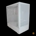 NZXT H5 Flow Midi-Tower Gehäuse Case Glasfenster Glas Weiß SIEHE TEXT/FOTO