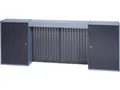 Werkzeugschrank 94400 Werkzeugschrank H600xB1600xT190mm hammerschlagsilber anthrazit 4