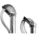 PremiumX Mastkappe mit Kabeldurchführung Aluminium für SAT Dachsparrenhalter Wandhalter Mast Durchmesser 48-52mm ALU