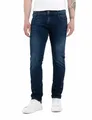 Replay Herren Jeans Anbass Slim-Fit mit Power Stretch, Dark Blue 007-1 (Blau), 33W / 34L
