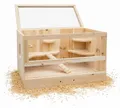Mucola Käfig aus Holz Hamsterkäfig Mäusekäfig Rattenkäfig Nagerstall Gehege WOW