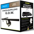 Abnehmbare Anhängerkupplung für CITROEN Berlingo 11.2011-05.2018 Typ B9 G.D.W.