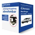 G.D.W. Anhängerkupplung abnehmbar für CITROEN Berlingo Typ B9 AHK