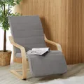 Relaxsessel Fernseh Ruhe Sessel Verstellbar Cord Anthrazit Stuhl Homestyle4u