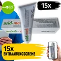 15 x Enthaarungscreme  Haarentfernung asid®-med | Parfümfrei Körper PZN: 0919707