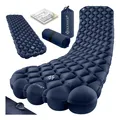 KESSER Camping Matratze Isomatte Aufblasbare Luftmatratze Campingmatte inkl. Tragebeutel Outdoor Ultraleicht Faltbare Schlafmatte [mit Reparaturset] Belastbarkeit: 200Kg