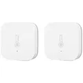 Aqara Temperatur- und Feuchtigkeitssensor 2er Pack - kompatibel mit Apple HomeKit