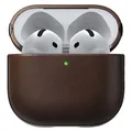 Nomad Modern Leather Case Airpods 4 Brown (Kopfhörer Hülle) (NM014599858)