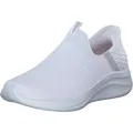 Skechers Ultra Flex 3.0 Cozy Streak, Ultra Flex 3.0 Cosy Streak, White Knit/Light Gray Trim, 39 EU