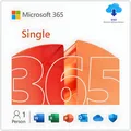 Microsoft 365 Single | Office | 1 Nutzer (5 Geräte)| 1 Jahr | Code per eMail|ESD