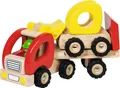 Goki 55963, LKW, 3 Jahr(e), Gummi, Holz, Schwarz, Rot, Holz, Gelb
