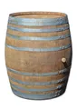 Temesso Fass mit 500 Liter, Holzfass, Weinfass aus Eichenholz (geschlossen als Stehtisch)