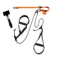 eaglefit - Premium Sling Trainer „Allround“ - Schlingentrainer für Zuhause & Outdoor inkl. Türanker, Deckenhalterung & Zubehör, für Krafttraining & Muskelaufbau - Verstellbar 90-310 cm - Orange