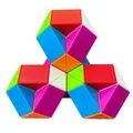 24 Blöcke Magic Snake Magische Schlange Spielzeug Snake Puzzle magischer Schl...