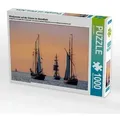 Windjammer auf der Ostsee im Abendlicht (Puzzle)