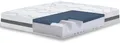 The White Stone Memory Foam Matratze 90x150 cm Höhe 22 cm | Hypoallergener und Atmungsaktiver Bezug | Orthopädische Anpassungsfähige Eigenschaften | Mittelfeste bis Feste Härte | Hergestellt in Italien