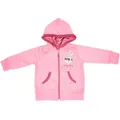 Miuko Kapuzenjacke für Mädchen rosa, Hoodie-Jacke, Sweatjacke, Kapuzenpullover mit Reißverschluss, 100% Baumwolle 74 80 86 92 98 104 110 116 122 128 (DE/NL/SE/PL, Numerisch, 98, 104, Regular, rosa)