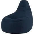 icon Sitzsack, Dunkelblau, Textil, 270 L, 94x85x92 cm, Hergestellt in Deutschland, Oeko-Tex® Standard 100, Wohnzimmer, Hocker, Sitzsäcke, XXL Sitzsäcke