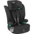Graco ElduraTM R129 Kindersitz, Autositz vorwärtsgerichtet ab 15 Monaten bis ca. 12 Jahre (76-150 cm), 5-Punkt-Gurtsystem, Installation mit Fahrz... - Schwarz