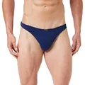 Bruno Banani Herren String Check Line 2.0 Tanga, Blau (Marine Karo 542), Large (Herstellergröße: L)