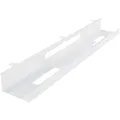 FineBuy Kabelkanal Schreibtisch 80x7x13 cm breit Untertisch Kabelführung Metall, Kabelmanagement Kabelwanne Pulverbeschichtet, Kabelschacht waagrecht