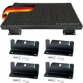 SCHWAIGER SODM0040 Solarmodul-Halterung Balkonkraftwerk Halter Flachdachhalterung Flachdach Solarhalterung Solarpanel-Halterung Z-Winkel Set