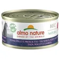 Almo Nature Dose Adult Natural Thunfisch, Huhn und Schinken 70g (Menge: 24 je Bestelleinheit)