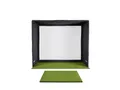 celexon FAIRWAY Professional Golf-Simulator-Abschlagbox 3 × 2,5 × 1,5 m mit 4K-Impact-Tuch 1000037223