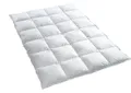 Schlafbio Federbettdecke Winter Feder Bettdecke Megawarm 135x200, Füllung: weiße neue Federn und Daunen, Klasse 1, 90% Federn, 10% Daunen, Bettdecke, 135x200cm, Megawarm, Winter, Allergikergeeignet, Bio